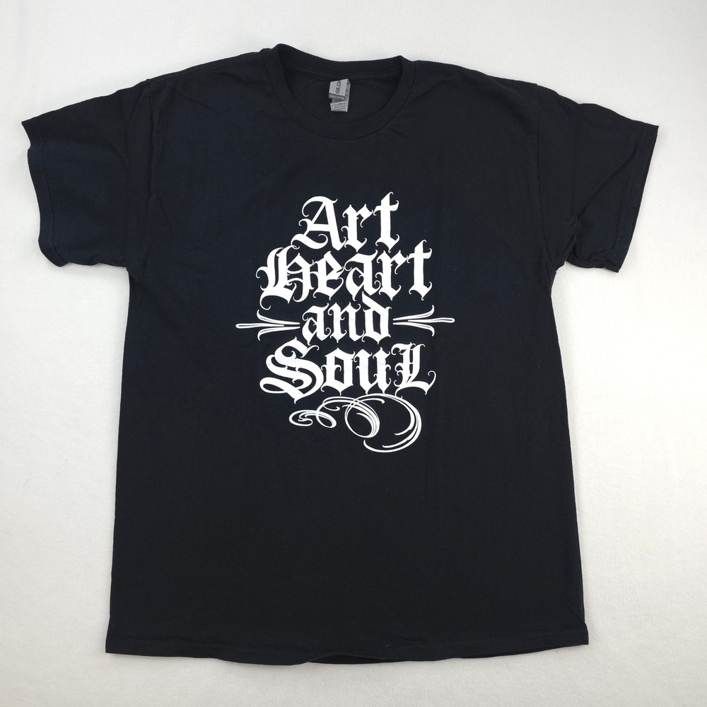 Notorious Tattoo Co Shirt Mens L Black Art Heart and Soul Streetwear Gildan
